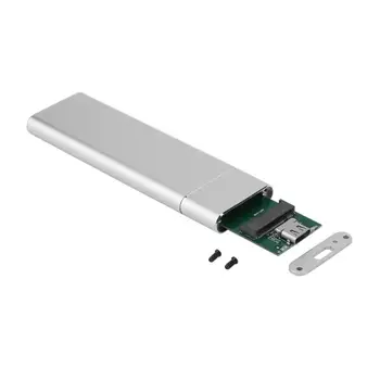 USB3.1 Ohišje HDD M. 2 na USB SSD Trdi Disk, v Primeru Tip C 3.1 (B+M tipka)/B tipka Priključek 2242/2260/2280 M2 SATA SSD Primeru