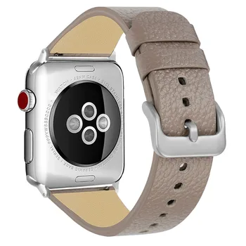 Usnjeni Trak Za Apple watch band 44 mm 40 mm iwatch band 42mm 38 mm Classic zapestnico watchband za Apple watch series 3 4 5 jv 6