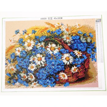 Velika češnjev cvet Mostov kabini diy Diamond Slikarstvo naravne krajine Diamond Vezenje Mozaik Nosorogovo sakuras YY3328