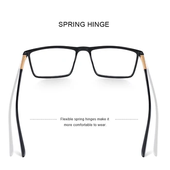 VESEL JE Moški Klasičnih Kvadratnih Očal Okvir Kratkovidnost Recept Optičnih Očal Acetat Okvirji S2206