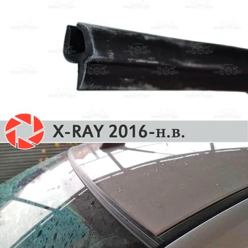 Vetrobransko steklo ter za Lada X-Ray 2016-2019 vetrobransko steklo pečat zaščite zračnega dež avto styling kritje pad