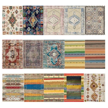 Vintage Indija Etnične Slog Preprogo Osebnost Doma Tatami Odeje Nordijska Bohemian mizico, Mat, Dnevna Soba tapis alfombra