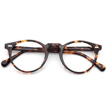 Vintage Optičnih Očal Okvir Gregory Peck Retro Očala Za Moške in Ženske Acetat Očala Okvirji