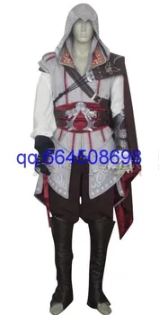 Visoka Kakovost Ezio Auditore Cosplay Kostum Za Odrasle Moške Ezio Kostum Popolno Obleko Halloween Carnival Cosplay Kostumi