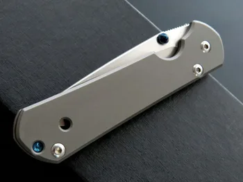 Visoka Kakovost Sebenza Folding Nož Rezilo D2 Jekla, Titana Ročaj EOS Kampiranje Noži na Prostem Ročno Orodje