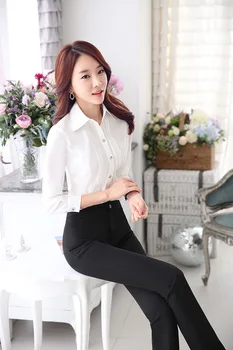 Visoko kakovost nove korejska različica professional ženske hlače kombinezon pocketless obleko hlače 2020 nove črne hlače