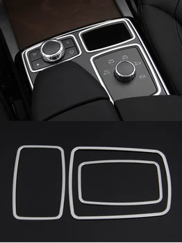 Visoko kakovostjo Aluminija & ABS Notranje Trim Za Mercedes Benz ML W166 2012-15/GMP 166 2012-15/GLE-16/GLS 2016 avto dodatki