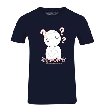 Visoko-Q Unisex Anime, Kako obdržati mumija Bombaža T-Shirt Tee O-Vratu Priložnostne kashiwagi sora mumija Mornarice T-Shirt Tee T majica