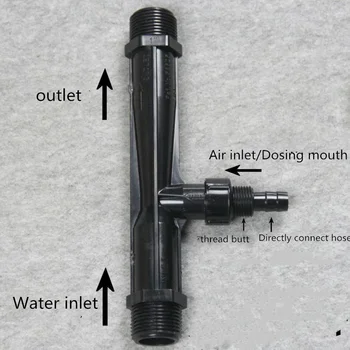 Vodo napajanje zunanjega premera 20 mm Namakanje Venturijeva cev Gnojil Injektorjev Naprave Vrt Vode Cev 1 Kos