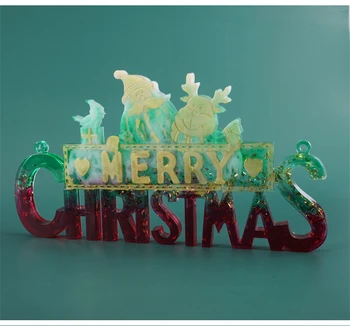 Vroče Prodaje Božični Plesni, Pismo Snežaka, Plastični Kalup Reliefi Die DIY Orodja za Božični Okraski Beli Božič Dekor trgovina