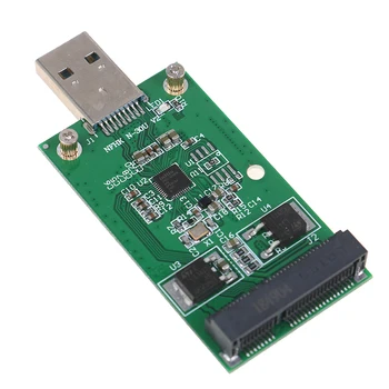 Vroče Prodaje Mini USB 3.0, da PCIE mSATA Zunanje SSD PCBA Conveter vmesniško Kartico