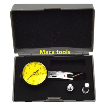 Vzvod Za Izbiranje Kazalnik 0-0.8 mm Shockproof Z Mini Univerzalno Gibkih Magnetnih Bazo Gumba Test Merilnik za Merjenje Orodja