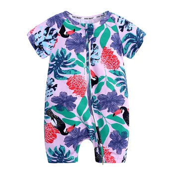 WASAILONG Novo poletje novega otroka kratka sleeved bombaž jumpsuit Novorojenčka 0-2 let otroška oblačila romper