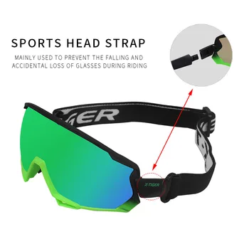 X-TIGER Veter Kolesarska Očala 5 Objektiv Polarizirana Šport na Prostem Kolesarska Očala MTB Gorsko Kolo Sončna Očala Kolesarska Očala
