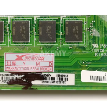 X550VX Prenosni računalnik z matično ploščo za ASUS X550VX X550V original mainboard 4 GB-RAM I7-6700HQ GTX950M-4GB