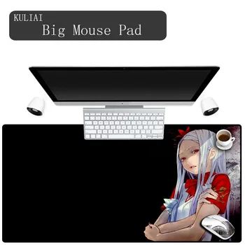 XGZ Belih Las Dekleta Mouse Pad Anime Igralec Iger na srečo Igralec Urad za Družino Desk Ploščica Tipkovnica Črna MousePad Moda Mat Za Miško