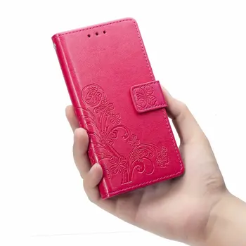 Xperia L 4 Štiri deteljico Usnja Flip Case Moda Za Sony Xperia L4 Luksuzni Denarnice, Mobilni Telefon Kritje