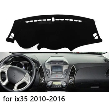 Za Hyundai ix35 Tucson 2010 za obdobje 2011-nadzorni plošči mat Zaščitna ploščica Odtenek Blazina Pad notranje nalepke avto styling dodatki