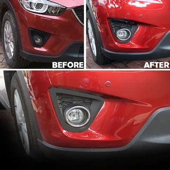 Za Mazda Cx-5 Cx5 2012 2013 Chrome Sprednje Luči Za Meglo Lučka Za Kritje Trim Ploščo Odbijača Foglight Okrasimo Modeliranje Vstavite Obroč Za Platišča