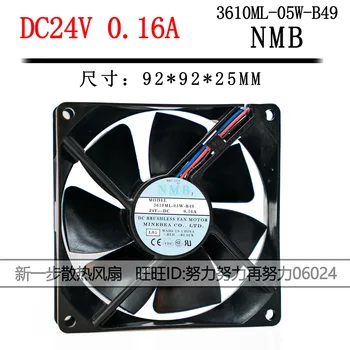 Za NMB 3610ML-05W-B49 9225 9025 9 cm DC 24V 0.16 Za Fanuc serije 16/18 TA, MA, TB, MB, TC, MC hladilni ventilator
