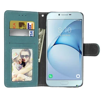Za Samsung Galaxy S8 Primeru Flip Usnje Pokrovček Za Samsung Galaxy S8 G950F Primeru Navaden Magnetni Denarnice Stojalo za Mobilni Telefon Vrečke