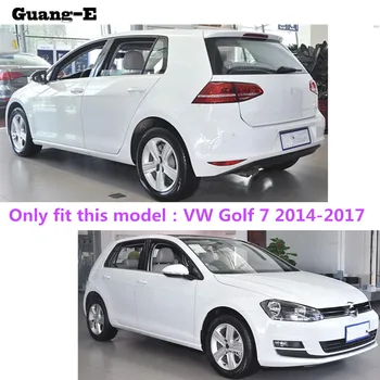 Za VW Volkswagen Golf7 Golf 7 2016 2017 Avto ABS Chrome Nazaj, Pogled od Zadaj Rearview Strani Ogledalo Palico Trim Plošča Lučka Del