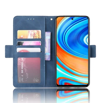 Za Xiaomi Redmi Opomba 9S Denarnice Primeru Magnetna Knjiga Pokrovček Za Note9 Pro Sim Fotografijo Imetnika Luksuznega Usnja Mobilni Telefon Fundas