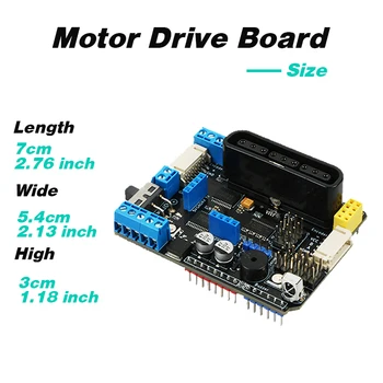 Združljiv z arduino R3 štiri-način motornih voznik odbor PS2 Bluetooth smart avto robot roko TB6612FNG