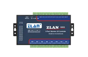ZLAN6802 RS485 8 kanalov DI AI NE RS485 Modbus I/O modul RTU data collector daljinski upravljalnik odbor modul
