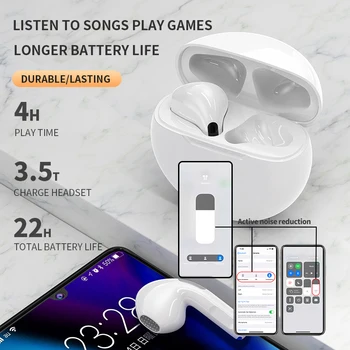 Zrak Brsti Brezžične Slušalke Bluetooth Slušalke Čepkov Za Ušesa Bods Stereo Šport Vodotesne Slušalke S Polnjenjem Polje Mikrofon
