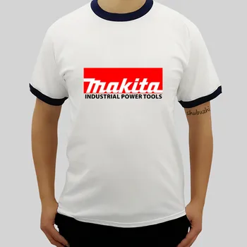 Črna T-majica Makita Industrijska ročna Orodja moška majica T-Shirt Novost Kul Vrhovi Moške raglan Rokavi tshirt t