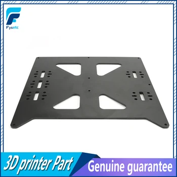 Črno Aluminijasto Y Prevoz Anodizirane Plošče Nadgradnjo V2 Prusa i3 V2 Toplo Posteljo Podporo Ploščo Za Prusa i3 DIY 3D Tiskalnik deli