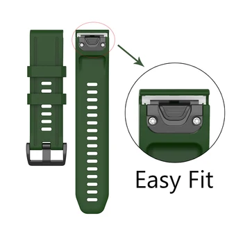 Šport Silikonski Trak za Garmin Fenix 6S Watchband 20 mm Šport Gledam Trak za Fenix 5s Plus/ Fenix 6S Pro/ D2 Delta S Smartwatch