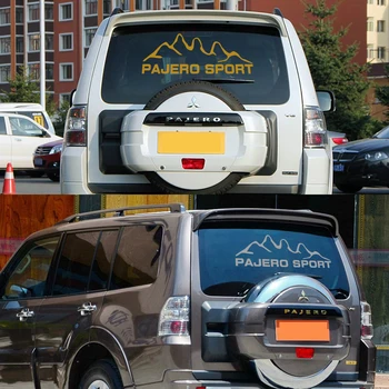 Šport Styling Vinil Film Auto Okno DIY Avto Nalepke Nalepke Za Mitsubishi Pajero Avtomobilskih Okras Avto Tuning Oprema