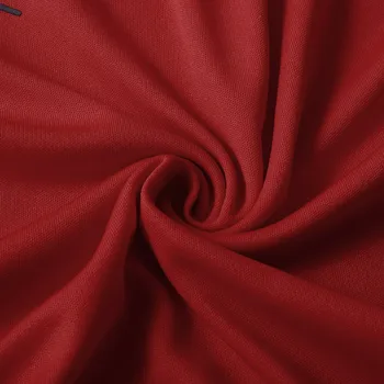 Ženske Mini 5XL Plus Velikost Obleko Priložnostne Lok Dolg Rokav Natisnjeni Mačka O Vratu Slim Fit polna Rdeča Pomlad Obleko Dame Naravnost Obleke
