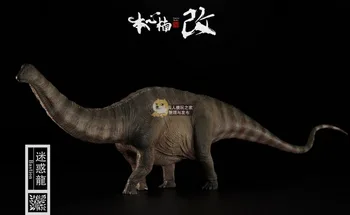 1/35 obsega Apatosaurus Dinozaver Kip Živalskega Slika Zaslona Model Zeleno rjavo barvo 48 cm Za Zbiranje Navijači Darilo Fantje Darila