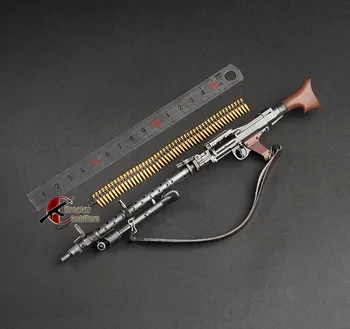 1/6 Obsega drugi svetovni VOJNI MG34 Pištolo Model Vojak Orožje 20 cm Plastični za 12 Akcijski Slika Smisel DIY Zbirke Dodatki