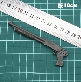 1/6 Obsega Strel Pištolo Model Igrače Plastične 10 cm Pištolo Model za 12 Akcijska Figura, Pribor Scene Zbirka