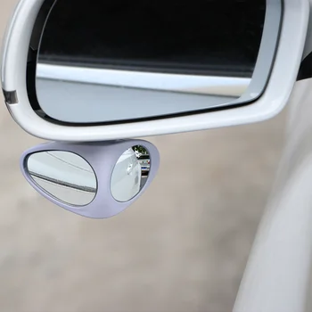 1 kos 360 Stopinj Vrtljiv 2 Strani Avto Slepa Pega Konveksno Ogledalo Automibile Zunanjost (Pogled od Zadaj) Parkirni Ogledalo Varnostni Dodatki