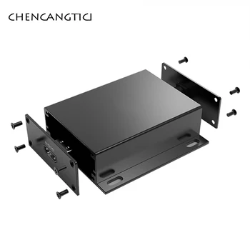 1 Nastavite Aluminija PCB Instrumenta Polje iz Enega Kosa Aluminija Stanovanj Z Ušesi Aluminijasto Ohišje Za Elektronske Izdelke Junction Box DIY