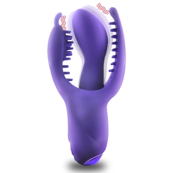 10 Hitrosti G Spot Vibrator Vodotesen Trojno Klitoris Stimulator Ustni Klitoris Vibratorji Intimno Adult Sex Igrače Za Ženske