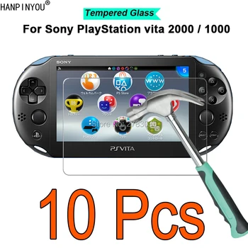 10 Kos/Veliko Za Sony PlayStation Psvita PS Vita PSV 2000 1000 PSV2000 PSV1000 9H 2.5 D, Kaljeno Steklo Film Screen Protector