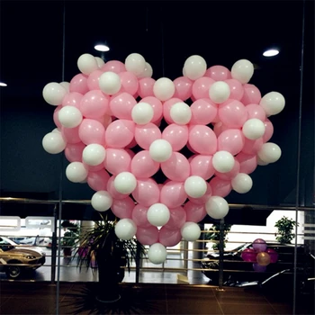 100 kozarcev/veliko 5inch Bela Latex Baloni Baby Tuš Rojstni Balon Arch Dobave Poročno Dekoracijo Gridding Napolnjena Ballon