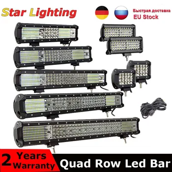 10D Quad Vrstico LED Bar 4-36 palčni Offroad LED delovna Luč 684w 864w za Vožnjo Čoln, Avto, Traktor Tovornjak 4x4 4WD SUV ATV 12V 24V