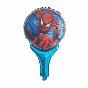10Pcs 25*35 cm Roko Palico Junak Folija Baloni Globals SpiderMan Strip Strip Kroglice Sids Super Junak Rojstni Igrače Darilo