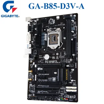 1150 LGA Gigabyte GA-B85-D3V-A Originalne matične plošče USB3.0 DDR3 16 G B85 B85-D3V-Namizni Mainboard SATA3 Systemboard Uporablja