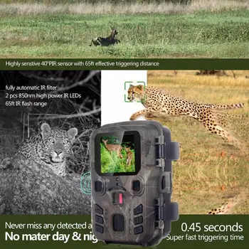 12MP 1080P Mini Trail HD Kamera Lov Igre na Prostem Wildlife Ogled Skladb, Lov Vodoodporni Fotoaparat Vroče V Prodajo