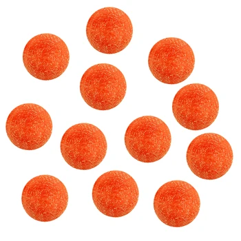 12pcs 36 mm Oranžna Mini Nogometne Žoge Foosballs Zamenjava Tabela Nogometne Žoge na obrazec Okolju Prijazne Plastike