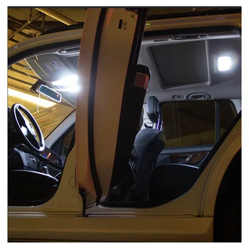 13pcs Bela LED Notranja Svetloba brez Napak Žarnice za Vgradnjo, Primerna Za Toyota Land Cruiser 2003 2004 2005 2006 2007 Zemljevid Dome Licence Lučka