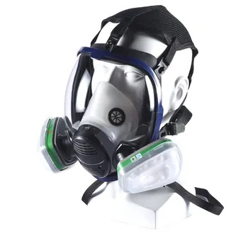 14-V-1 Celoten Obraz 6800 Prah, Plinske Maske Respirator 5N11 Filtri Za Tesarja, Poliranje Slikarstvo Brizganje Delo Varnosti